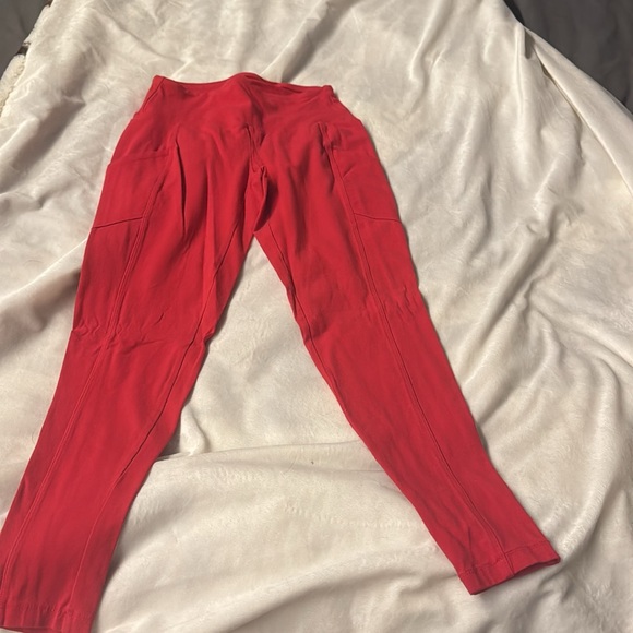 Zenana leggings size large color red - Picture 2 of 3